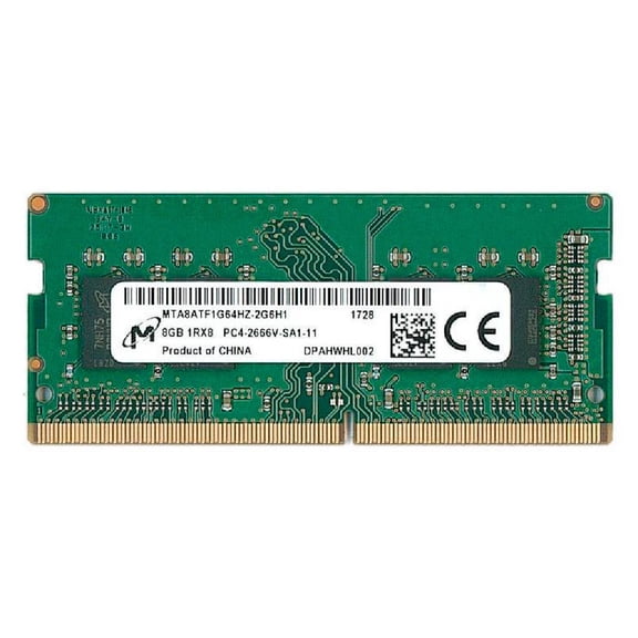 MTA8ATF1G64HZ Micron 8GB SO-DIMM 1Rx8 DDR4 PC4-21300 2666MHz Memory Module MTA8ATF1G64HZ-2G6H1 Laptop Memory