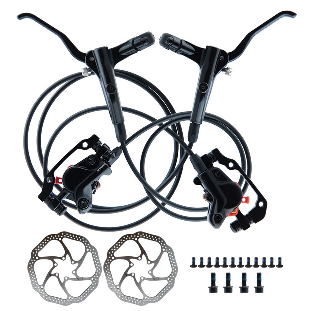 MTB Bike Brake Hydraulic Disc Oil Brakes with Lever Set PreFilled with