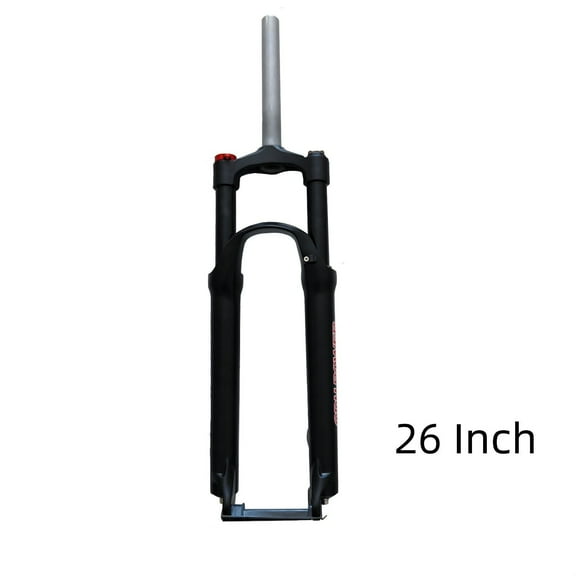 MTB Bike Suspension Fork 26Inch, Straight Tube Manual Lockout Aluminum Bike Fork