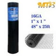 thumbnail image 1 of MTB Black PVC Coated Welded Wire Mesh Garden Economy Fence 48 Inch x 25 Foot-1 Inch x 1 Inch 16GA, 1 of 6