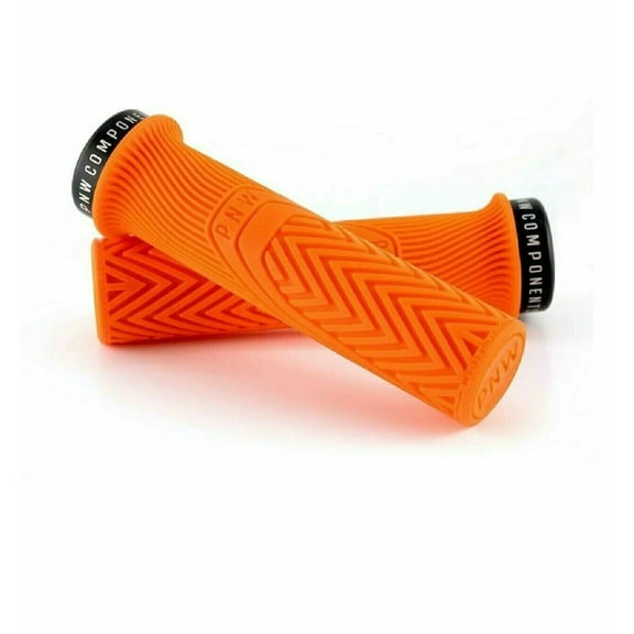 PNW Loam Mountain Bike Grips MTB Grips -Safety Orange