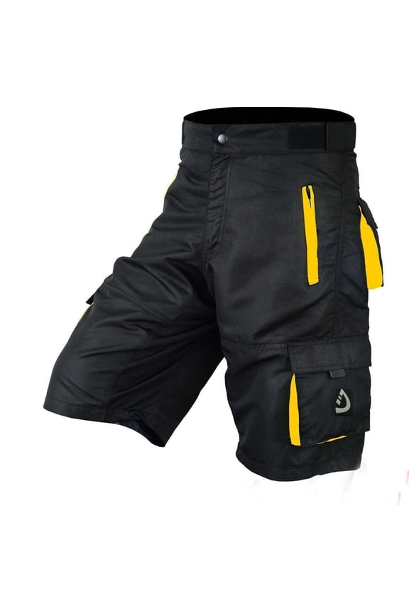 MTB Shorts Men's Cycling Baggy Style Off Road Team Racing Free Padded Liner Bicycle Pants