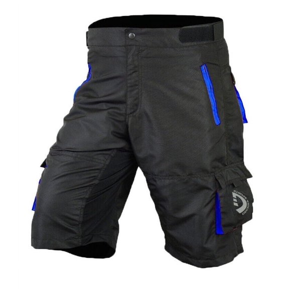 MTB Shorts Men's Cycling Baggy Style Off Road Team Racing Free Padded Liner Bicycle Pants
