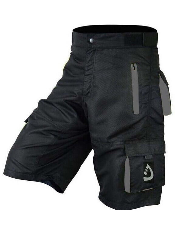 MTB Shorts Men's Cycling Baggy Style Off Road Team Racing Free Padded Liner Bicycle Pants