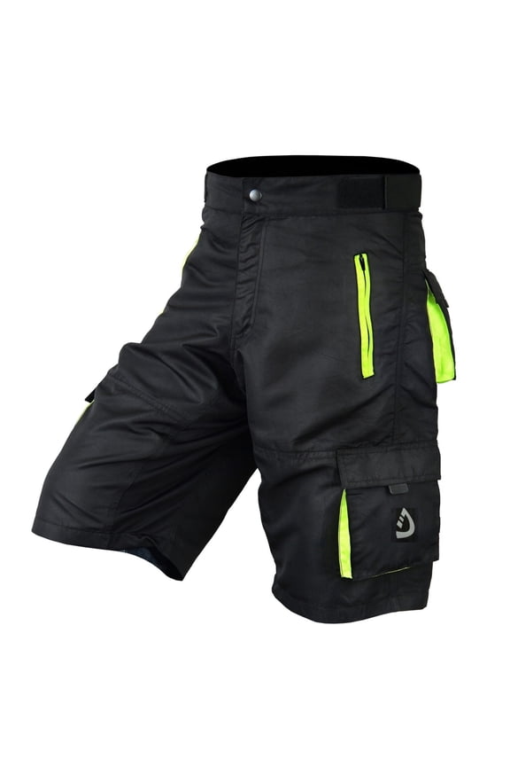 MTB Shorts Men's Cycling Baggy Style Off Road Team Racing Free Padded Liner Bicycle Pants