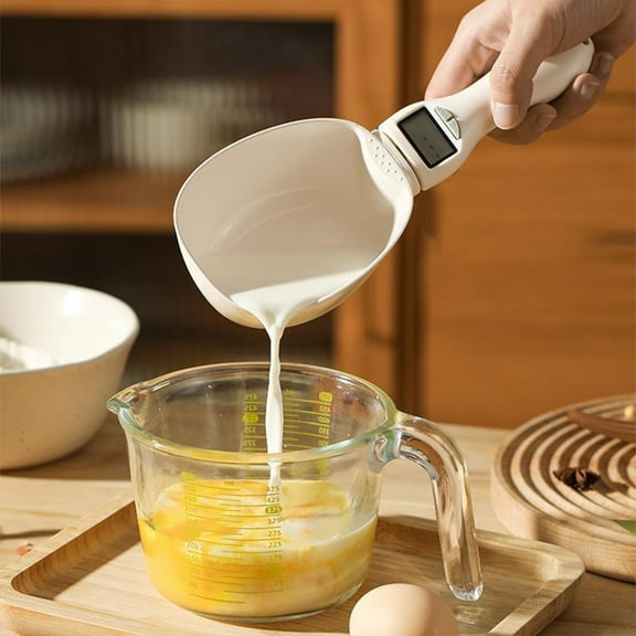 MTBLYS Digital Measuring Spoon Scale 500G/0.1G Precision Electronic Kitchen Scale Detachable Food Pet Water Scale Baking Cooking Portion Tool
