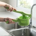 thumbnail image 1 of MTBLYS Hand Press Vegetable Water Strainer, Lettuce Dryer Squeezer Tool, 1.5L Large Capacity Food Filter for Dumpling Filling Prep, 1-Pack, 1 of 5