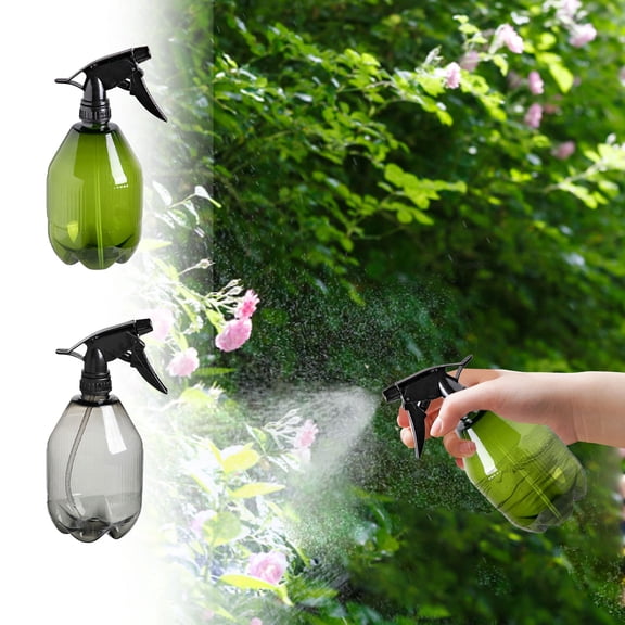 MTBLYS Handheld Pump Pressure Sprayer for Lawns and Garden Plants 750Ml Capacity Adjustable Nozzle From Mist To Jet Home Cleaning and Fertilizing Durable Plastic