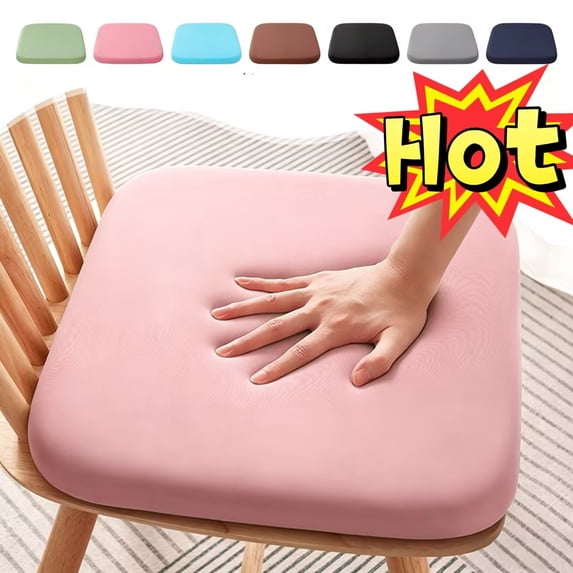 MTBLYS Memory Foam Seat Cushion 3.5Cm Thick Hollow Breathable Design 13.7X13.75 Inch Orthopedic Cushion for Office Chair Pain Relief Home Car Use