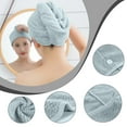 thumbnail image 1 of MTBLYS Microfiber Hair Towel,Pineapple-Patterned Thickened Hair Wrap Towels with Button,Quick Dry Towel Wrap for Women for,Absorbent Drying Hair Turban Towel for Curly Long Thick Hair, 1 of 5