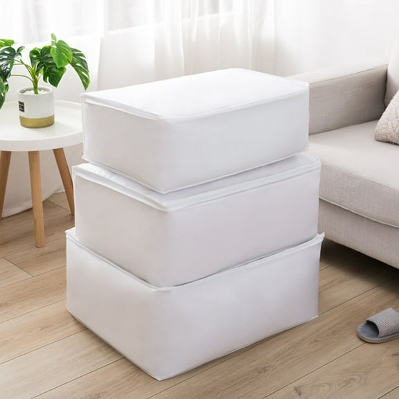 MTBLYS Multipurpose Heavy Duty Storage Bag for Laundry Clothes Blankets Comforters Damp Proof Travel Luggage Suitcase Cover 21.65X7.87 Inches Washable Household Organizer
