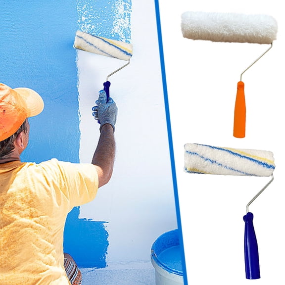 MTBLYS Paint Roller Professional Painting Tool Wall and Ceiling Applicator Handle Smooth Finish Durable Material Easy To Clean Diy Home Improvement