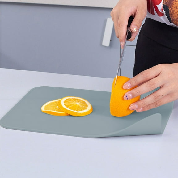 MTBLYS Plastic Cutting Board with Built-In Garlic Grinder, Anti-Slip Kitchen Chopping Board for Food Prep, 11.61X8.58 Inch, 1-Pack