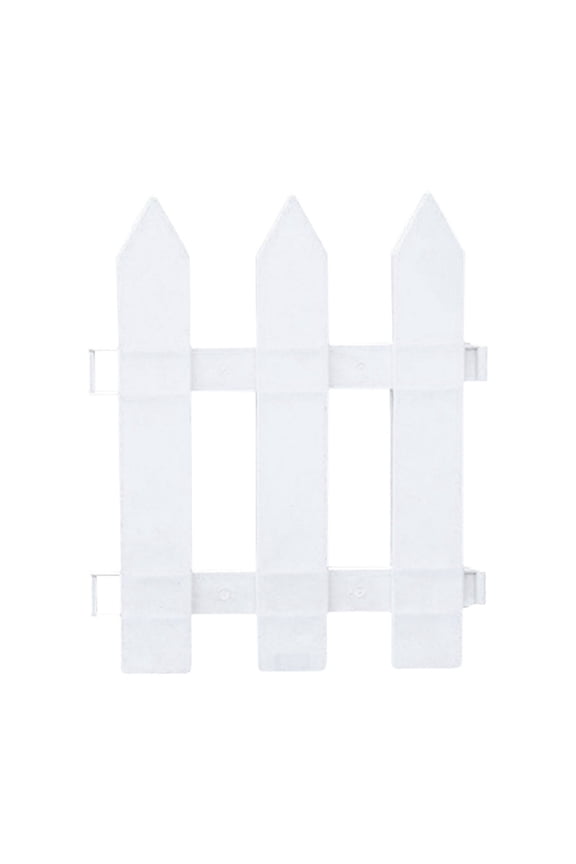 Pvc Garden Fence Outdoor Plastic Border| 1 Pack 36 Inch White Rural Courtyard Vegetable Bed Edging Lawn Decorative Barrier