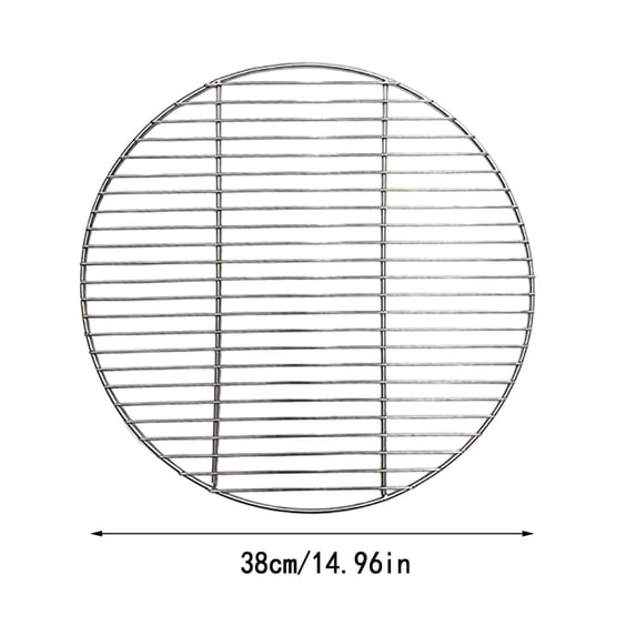 MTBLYS Round Stainless Steel Bbq Grill Grid 11.8 13.8 15.7 Inch Cooking Grate Baking Tray for Camping Picnic Garden High Temperature Grilling Rack