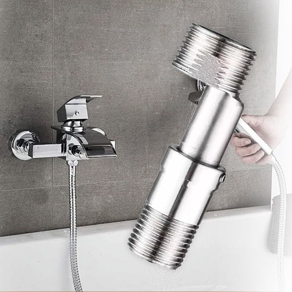 MTBLYS Shower Extension Arm with 360 Degree Rotation Adjustable Length Nipple for Thermostatic Installation 304 Stainless Steel Plumbing Fitting Connection for Leak-Free Shower