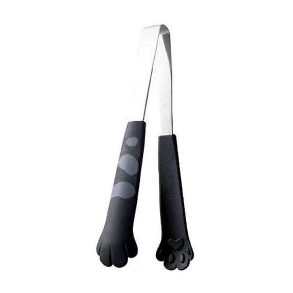 MTBLYS Stainless Steel Cat Paw Claw Shape Pliers Food Ice Clamps Kitchen Cooking Tongs 1 Piece Heat Resistant Handle for Meat Fish Vegetables 8 Inch Specification