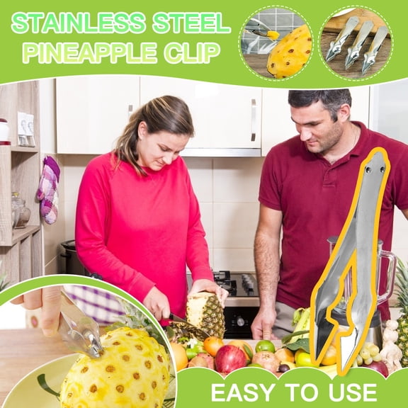 MTBLYS Stainless Steel Pineapple Corer and Remover Tool Kitchen Gadget for Fresh Fruit Prep Easy Clean Durable Design 1 Piece