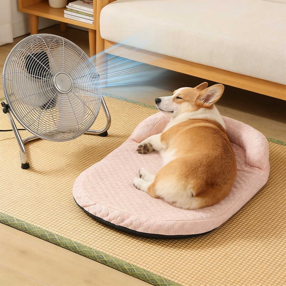 MTBLYS Summer Pet Cooling Mat | Removable Pet Bed for Cats Dogs | 45X35Cm Sleeping Mat | Small Medium Pets | Hot Weather Cooling