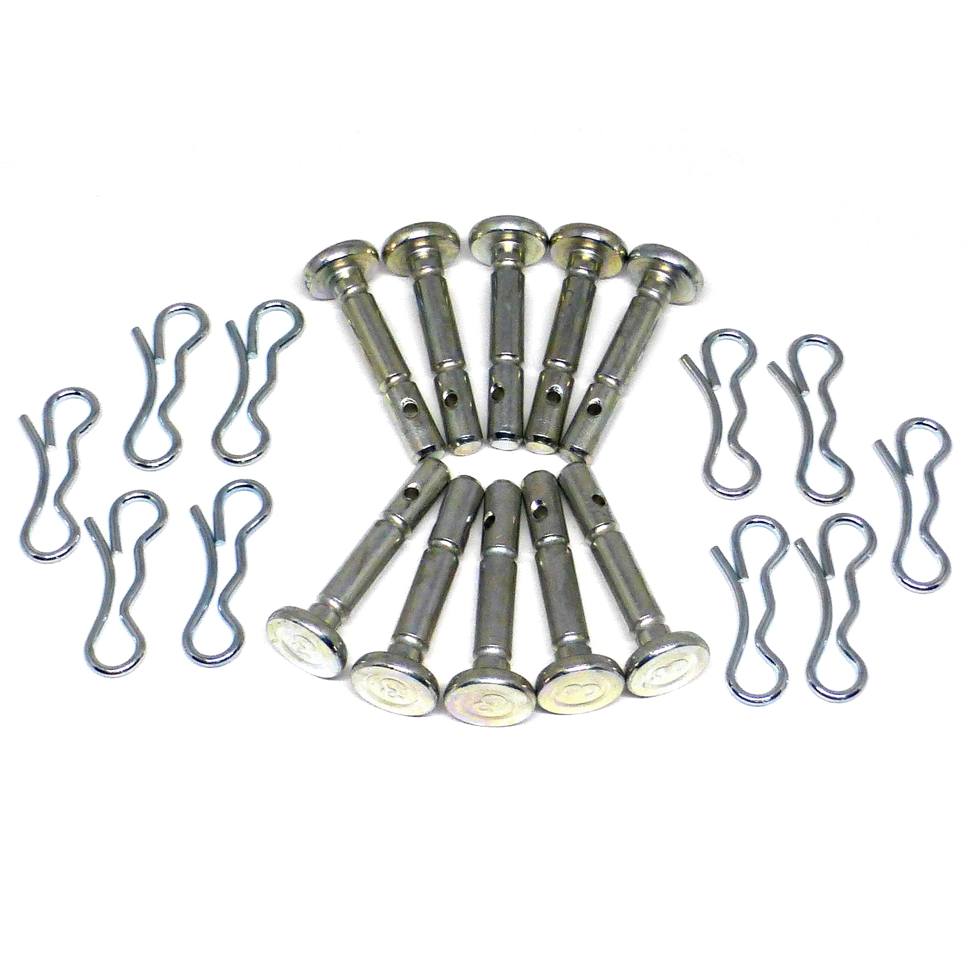 MTD 10 Pack of Genuine OEM 1.5x.25in Shear Pins and Cotter Pins 738