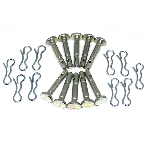 MTD 10 Pack of Genuine OEM 1.5x.25in Shear Pins and Cotter Pins # 738-05273-10PK