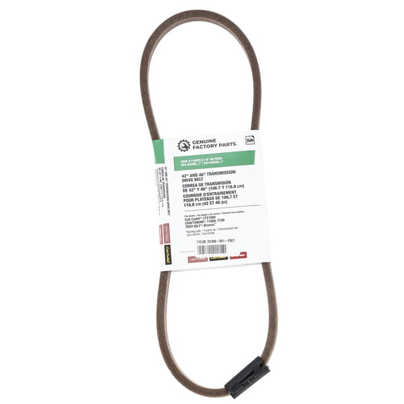 MTD 490-501-F007 Transmission Drive Belt Murray Troy-Bilt Bronco Horse 42 T1200