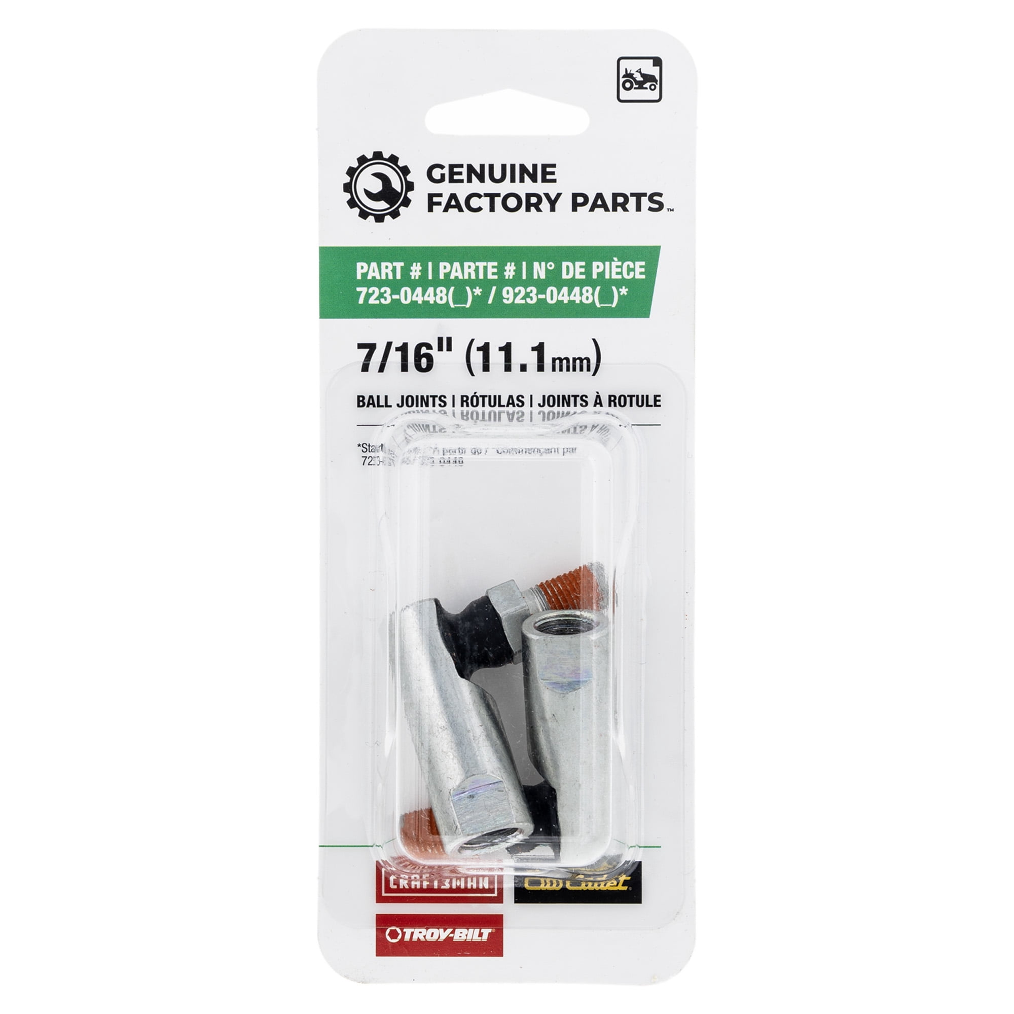 MTD 490-900-F079 Ball Joint 7/16" 2-PACK Murray Troy-Bilt SLTX Pony Horse XP 400