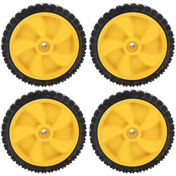 MTD 634-04100A Wheel Assembly 8X1.8 Pin Bar Forward Yel 634-04100 4-PACK