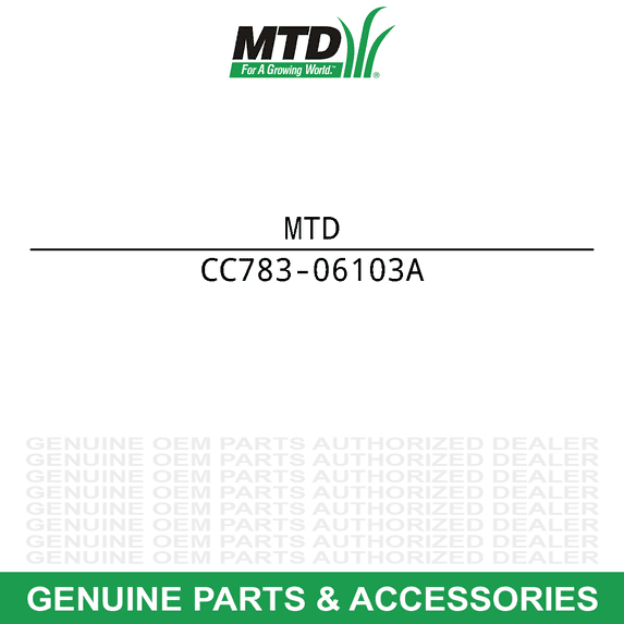 MTD 783-06103A Foot Brake Pedal Troy-Bilt Columbia GTX V91GS V90GS TB2450 945