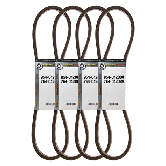 MTD 954-04208A Upper Transmission Drive V-Belt 4-PACK