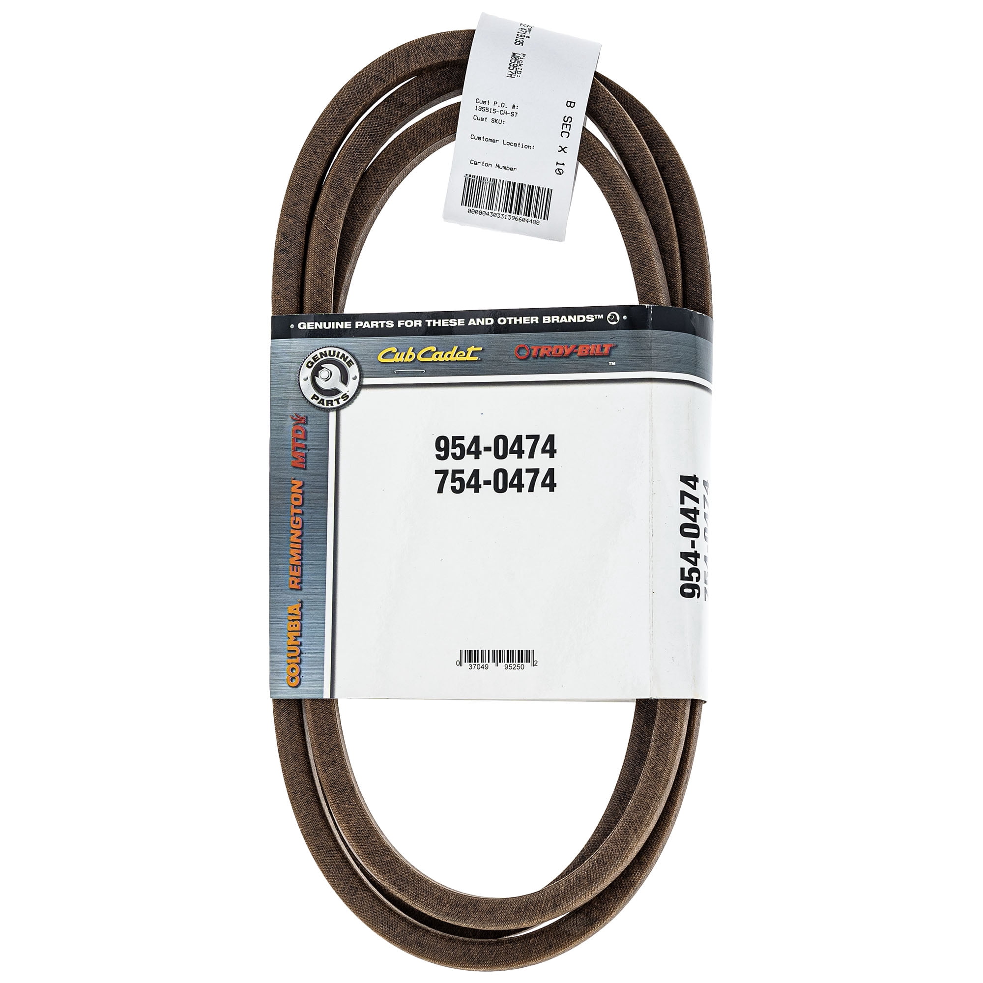 Kevlar Rasenmäher-Deckriemen Für MTD 754-0474 – 256,5 Cm Für 46 Zoll Mäher