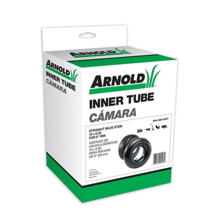 MTD Arnold Straight Valve 8" Rim, 16" x 6.5" Replacement Inner Tube, 490-328-0007
