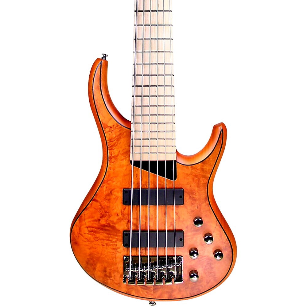 MTD Kingston Z6 6-String Electric Bass Guitar - Satin Amber