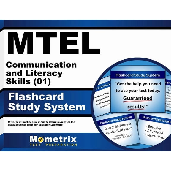MTEL Communication and Literacy Skills (01) Flashcard Study System : MTEL Test Practice Questions & Exam Review for the Massachusetts Tests for Educator Licensure (Cards)