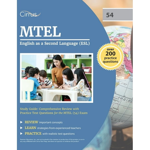 MTEL English as a Second Language (ESL) Study Guide: Comprehensive Review with Practice Test (Paperback) by Cox
