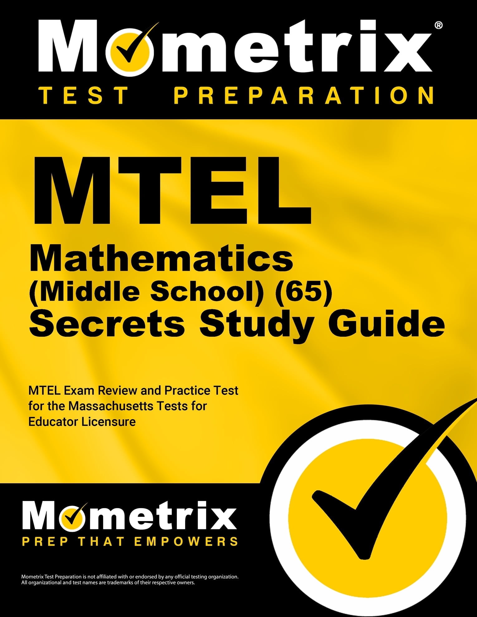 69 On Math Test MTEL Mathematics (Middle School) (65) Secrets Study Guide : MTEL Exam ...