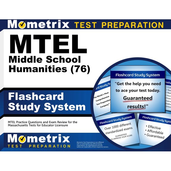 MTEL Middle School Humanities (76) Flashcard Study System: MTEL Practice Questions and Exam Review for the Massachusetts Tests for Educator Licensure