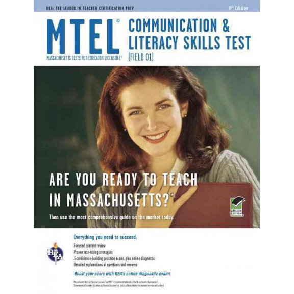 Pre-Owned MTEL Communication & Literacy Skills Test: (Field 01) (REA Test Preps) Paperback