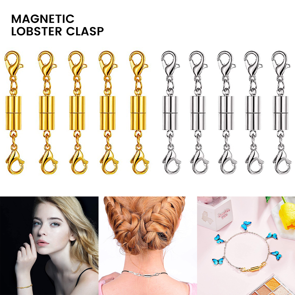 MTFun 10PCS Lobster Necklace Clasps Artificial