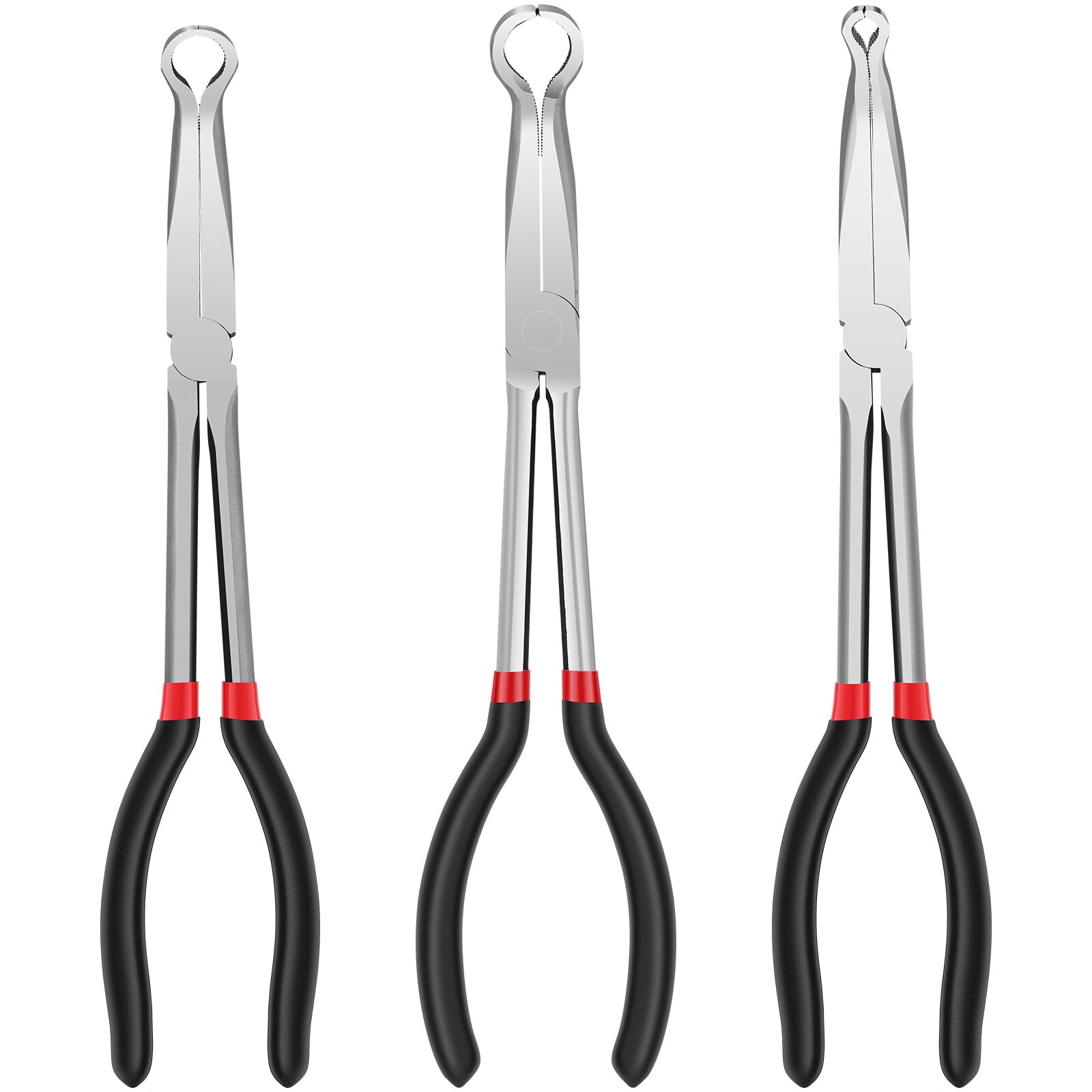 MTFun 3 Piece Performance Tool 11Inch Hose Pliers Hose Gripper Plier