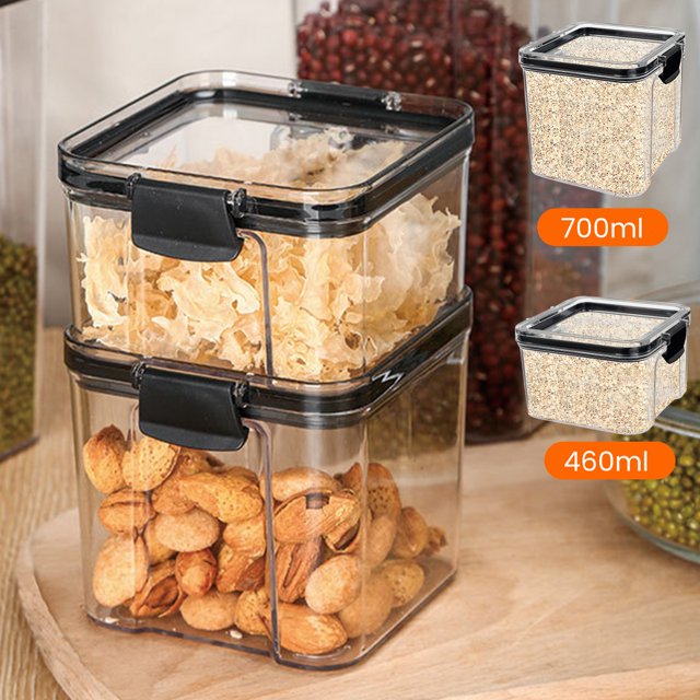 MTFun Airtight Food Storage Container with Lids Clear Dry Food