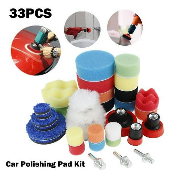 MTFun Buffing Pad Polishing Mop Car Wheel Buffer Polisher Kit Drill Attachment