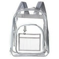 thumbnail image 1 of MTFun Clear Backpack,Waterproof Transparent Daypack Large Capacity for School Work Travel Casual Rucksack, 1 of 8