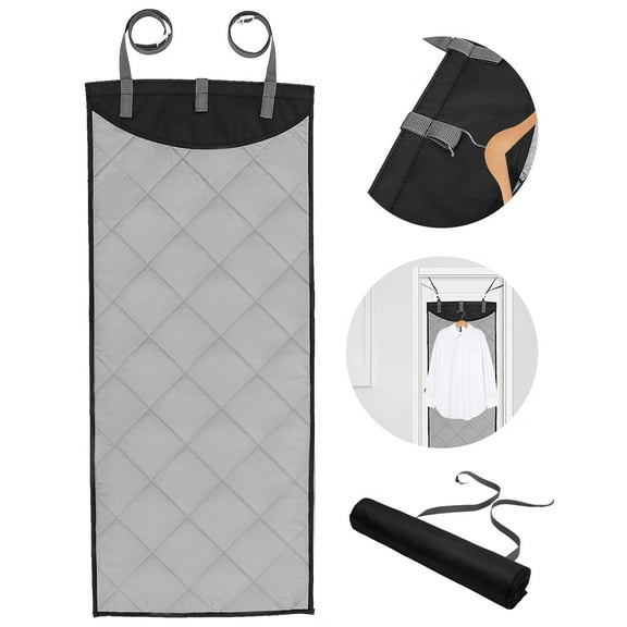 MTFun Over The Door Steamer Pad, Ironing and Press Pad For Handheld Steamer, Vertical Steamboard Press Pad, Portable ironing mat for traveling Heat Resistant Clothing Care Steam Pad