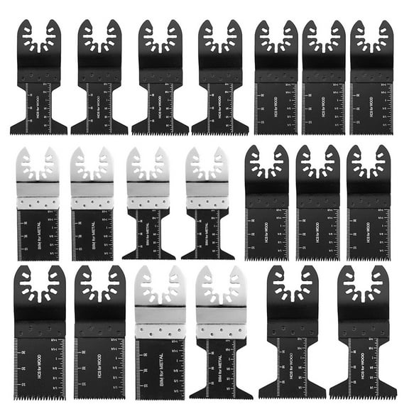 MTFun Mix Oscillating Saw Blades Wood Metal Universal Multitool Quick Release Saw Blades