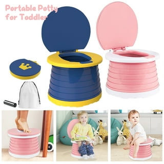 Travel Potty 2-in-1 Portable Potty For Toddlers Foldable Kids Training Toilet  Seat For Boys Girls Baby Carry Potty Childrens Car Potty Chair For Campi