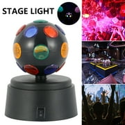 MTFun Seated Rotating Stage Light Ball Disco Ball Party Light Energy-Saving LED Voice-Activated Karaoke Stage Party Supplies