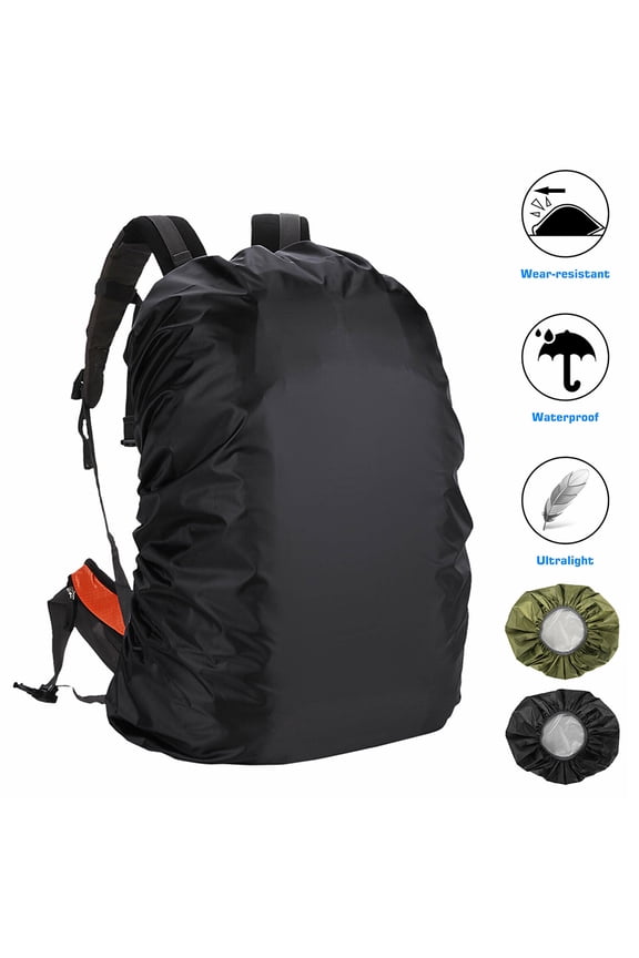 MTFun Waterproof Backpack Rain Cover Rucksack Rainproof Cover Dustproof Anti-Theft for Hiking Camping Bicycling Traveling Outdoor Activities