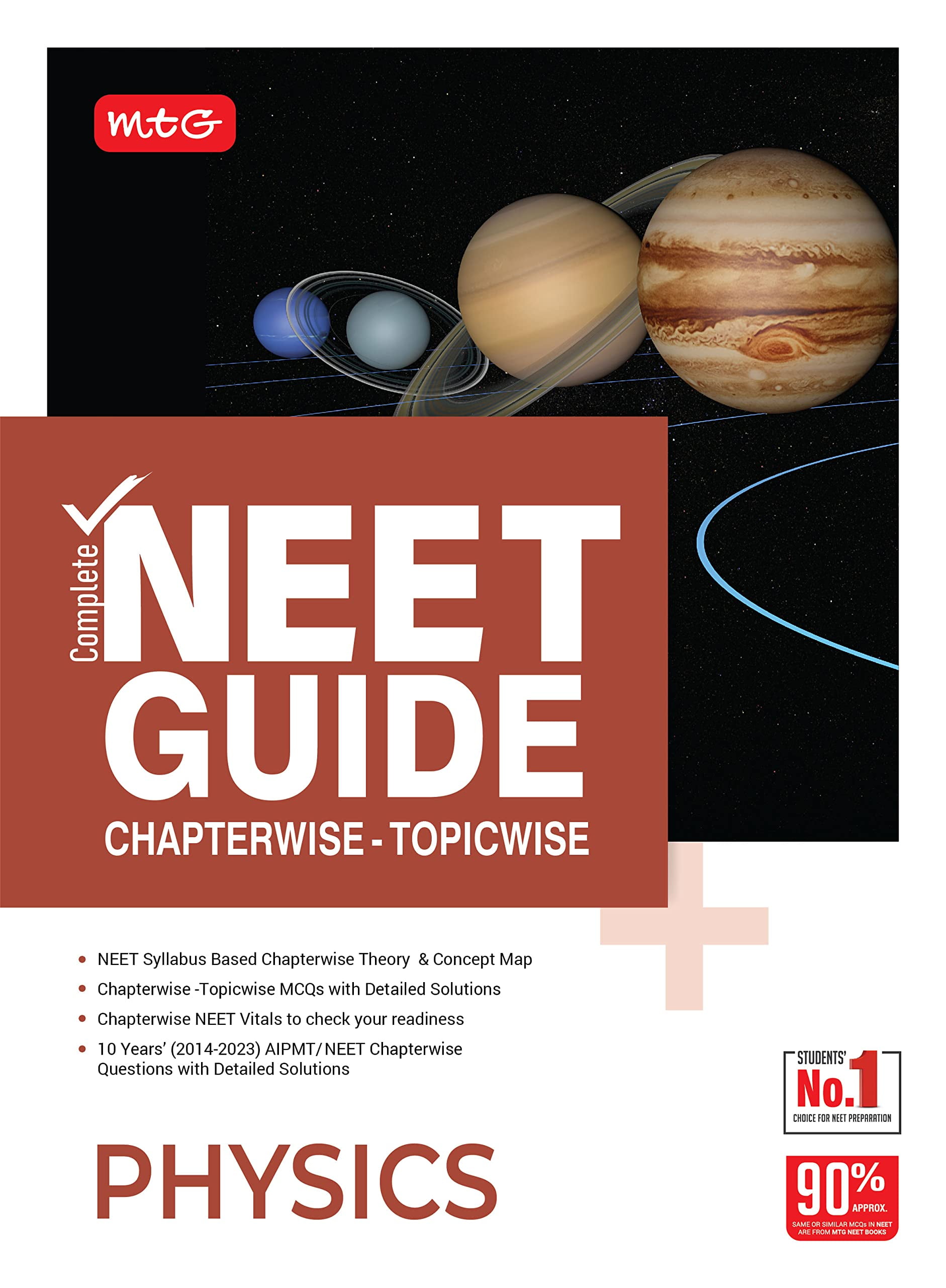 MTG Complete NEET Guide Physics Book For 2024 Exam - NCERT Based ...