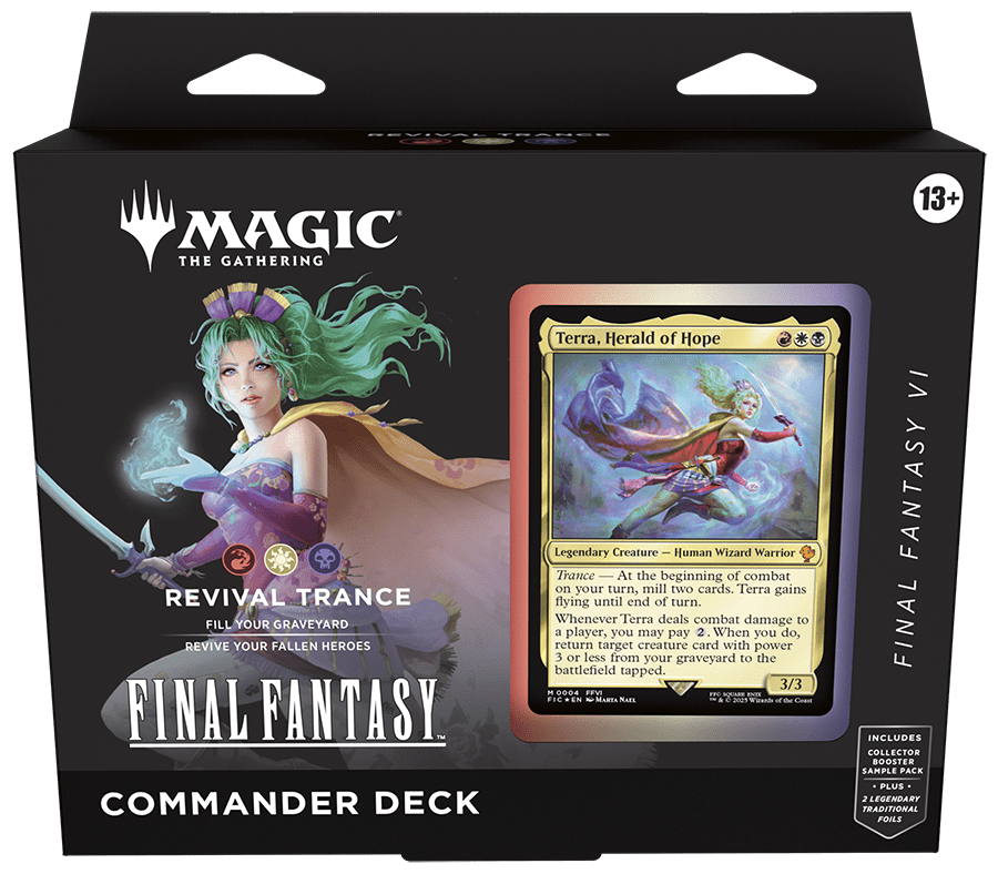 Magic: The Gathering Trading Card Games Final Fantasy Commander Deck Rival Trance